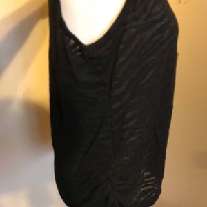 Black Faded Glory see-through tank top
